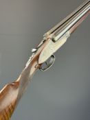 AYA No 2 12 bore side by side sidelock ejector shotgun with named and engraved hand detachable
