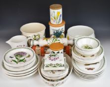 Collection of Portmeirion oven, table and decorative ware decorated in the Botanic Garden pattern,