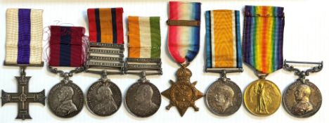 Royal Engineers M.C. and D.C.M (potential bar awardee) Boer War and WW1 'Battle of Nueve Chapelle