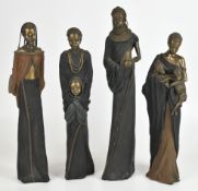 Four limited edition 'Soul Journeys' figures comprising Kibibi, Nuru, Sauda and Eshe