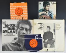 Bob Dylan collection of six LPs, an EP and two 7