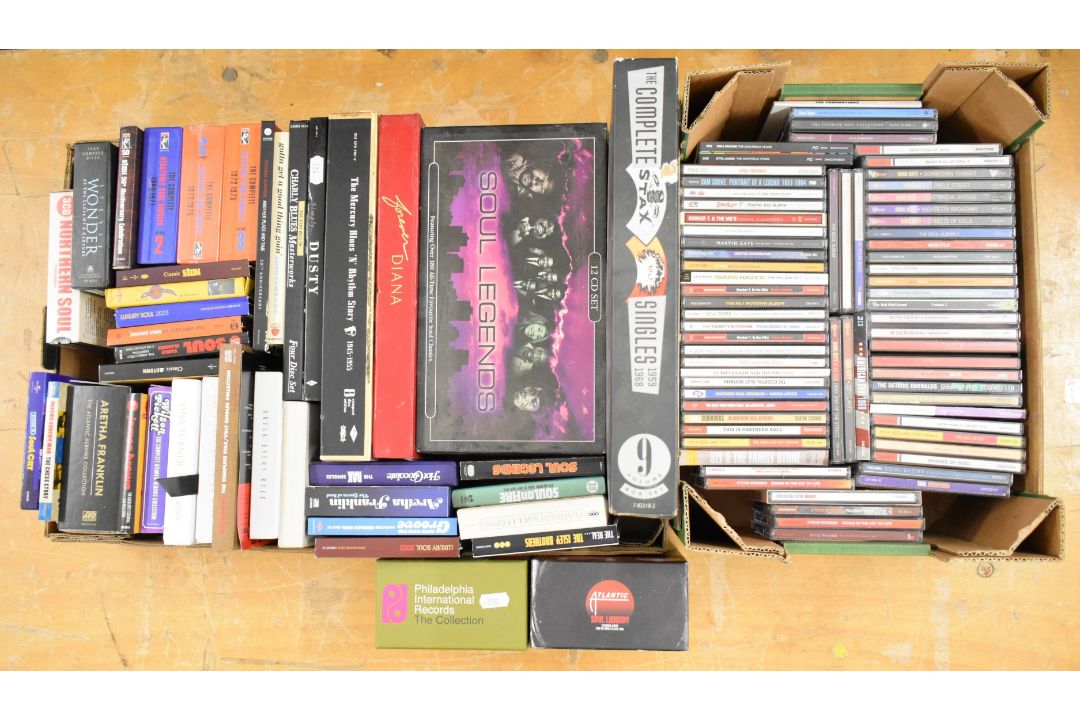 A collection of Soul CDs with Northern Soul and Tamla Motown interest, comprising thirty eight box - Image 1 of 3