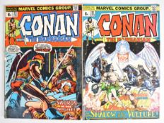 Conan the Barbarian issues #22 and #23 by Marvel Comics (1973), featuring the first appearance of