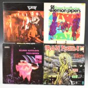 Thirty three Hard Rock / Heavy Metal / Prog and Psychedelic Rock / Rock LPs including Iron Maiden,
