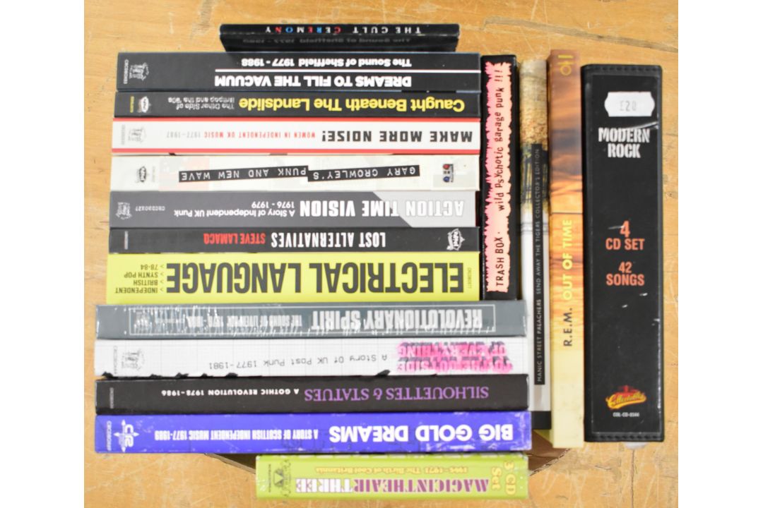 Seventeen Indie Rock / Post Punk / Punk Rock / Britpop etc CD box sets including REM, Manic Street
