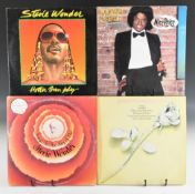 Approximately forty Soul / Dance / Funk LPs. Four Stevie Wonder including Songs In The Key Of
