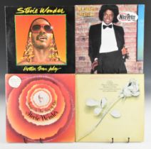 Approximately forty Soul / Dance / Funk LPs. Four Stevie Wonder including Songs In The Key Of