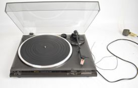 Technics SL-BD20 Automatic Turntable System record player, serial No. GF4HC20674, made in Japan.
