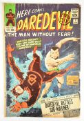 Daredevil issue #7 by Marvel Comics (1965), first red costume, Stan Lee story and Wally Wood art