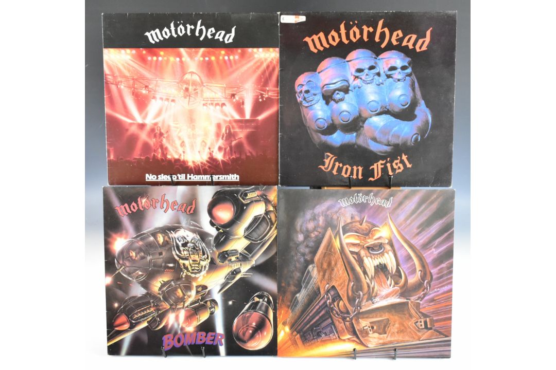 Eight Motorhead LPs plus the Golden Years Live EP. LPs include No Remorse Special Leather Edition - Image 2 of 3