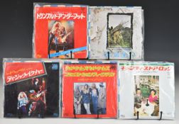 Twenty two Hard Rock / Heavy Metal 7'' singles including eight Led Zeppelin of which six are Japan