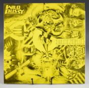 Wild Pussy Mechanarchy LP of Heavy Metal / Power Metal / Speed Metal / Thrash interest, with folding