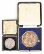 Hallmarked silver medal awarded by the Pharmaceutical Society of Great Britain 1852 to Vernon Askram