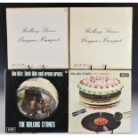 Nineteen Rolling Stones LPs including several early / 1st presses on unboxed Decca, Let it Bleed,