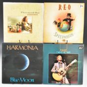 Thirty two Classic Rock LPs including David Bowie, Harmonia, Fleetwood Mac, U2, Paul McCartney, ELO,