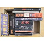 AC/DC CD and DVD collection of seven box sets and seven CDs