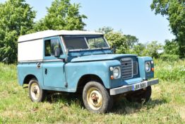 1982 Land Rover Series 3 SWB 88 inch 2.25 litre diesel, registration number JBX 801X with V5c,