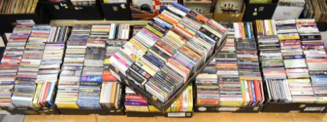 Approximately seven hundred compilation CDs, many box sets, 1950s to 2000s.