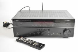 Yamaha RX-V481 AV receiver with remote control, serial No.Y71686846WY.