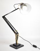 Anglepoise 1227 lamp after the original by Herbert Terry, engraved 'The Original 1227 Anglepoise'