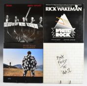 Nine Prog Rock / Rock LPs including two Pink Floyd including The Wall (gatefold with stickered front