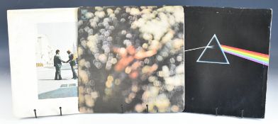 Three Pink Floyd LPs comprising Obscured By Clouds first release second cut with A-2, B-2 matrix,