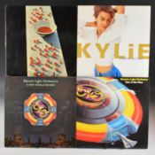 Approximately forty seven Rock / Pop LPs including two ELO, Kylie, Wings, George Harrison, four John