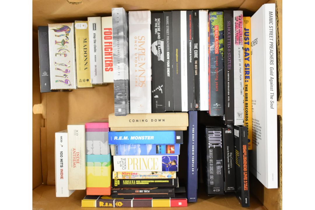 Thirty five Indie Rock / Post Punk / New Wave box sets including Manic Street Preachers, The Cure, - Image 1 of 5