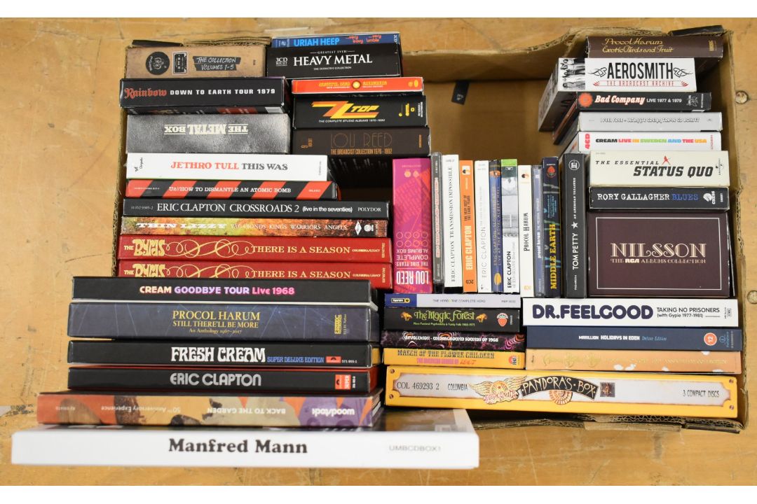 Approximately forty five Hard Rock / Psych / Space Rock / Rock CDs, the majority box sets, - Image 1 of 6