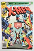 X-Men issue #100 by Marvel Comics (1976), featuring old team vs new storyline.