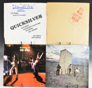 Four The Who LPs and one 12
