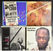 Seventeen Jazz / Bop / Dixieland LPs including Oscar Peterson Trio (Verve), Hank Jones 'Bop Redux,