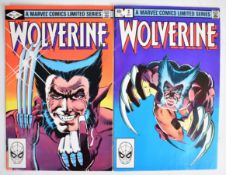 Wolverine mini-series by Marvel Comics (1982) comprising issues #1 and #2, Frank Miller and Joe