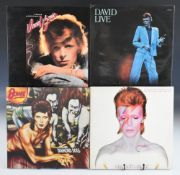 Ten early press LPs by David Bowie comprising Ziggy Stardust first pressing with Titanic credits