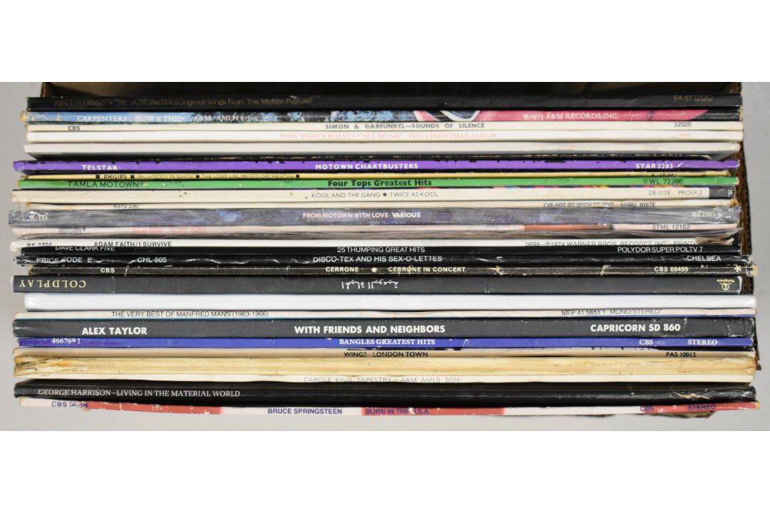 Twenty six LPs and two 12" singles. Rock / Pop etc including Lady Gaga, Bruce Springsteen, George - Image 4 of 4