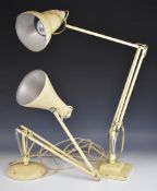 Two Herbert Terry Anglepoise lamps