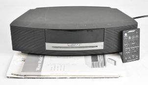 Bose Wave music system model AWRCC5 with remote, manual and power lead, serial No.