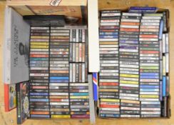 Approximately two hundred music cassettes and an additional thirteen music cassette box sets, mostly