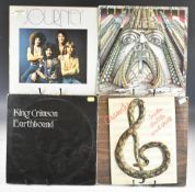 Fifty Hard Rock / Heavy Metal / Prog Rock / Folk Rock LPs including King Crimson, Crawler,
