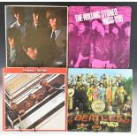 Twelve LPs including two Beatles one a Sgt Pepper's early UK mono press with psychedelic red/white