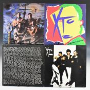 Four Punk Rock / New Wave XTC LPs, appear to be UK first presses. White Music with 'White Music'