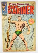 Sub-Mariner issue #1 by Marvel Comics (1968), origin retold, John Buscema cover.