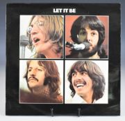The Beatles Let It Be (PCS 7096) early box set with red apple logo to rear of LP cover, 164 page
