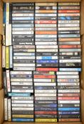 Approximately one hundred and twelve music cassettes. Pop / Heavy & Prog Rock / Soul / Post Punk &