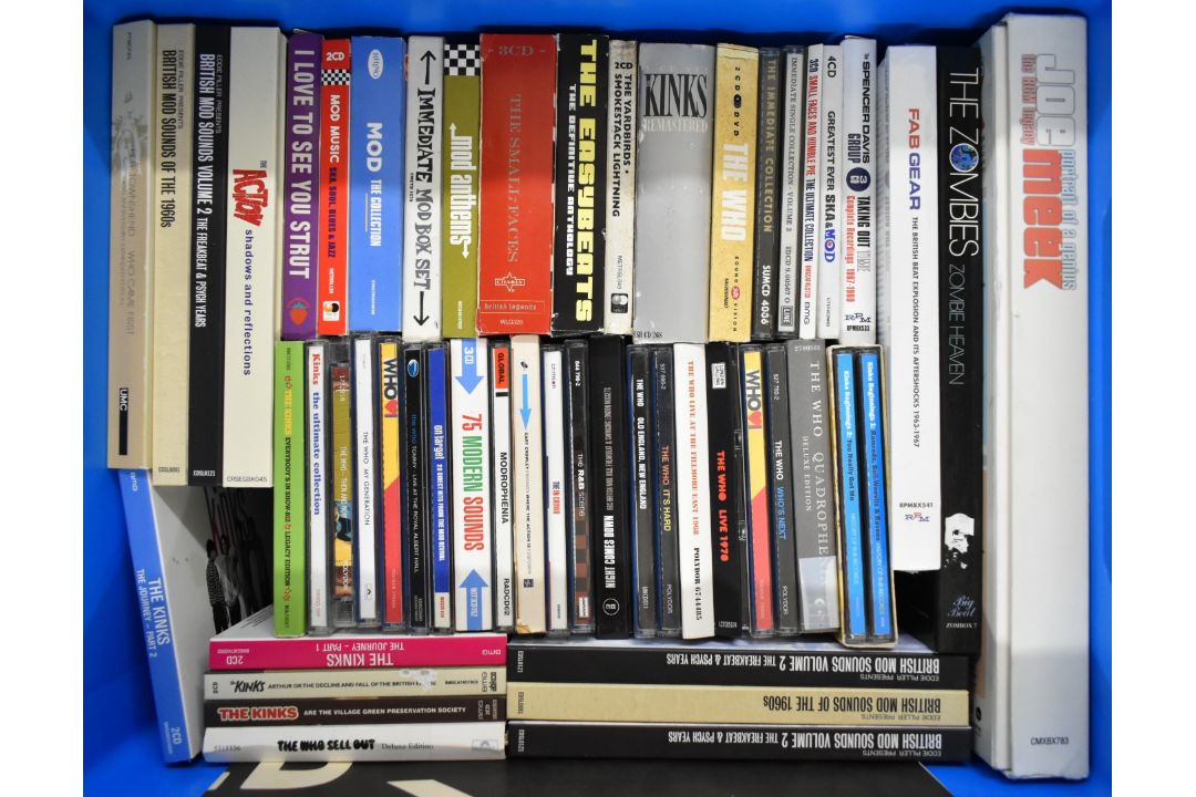 Sixty Mod / Scooterist CDs, the majority box sets. The Who, Kinks, Zombies, multiple Mod - Image 3 of 3