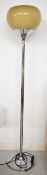 Harvey Guzzini mid century modern Bud Grande standard floor lamp, H161cm