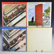 Five Beatles / George Harrison LPs comprising The Beatles, 'White Album' UK issue with top opening