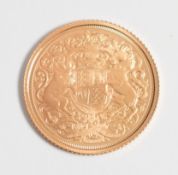 2022 Charles III gold half sovereign