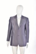 Gianni Versace gentleman's purple metallic blazer, size 48