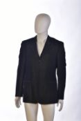 Gianni Versace Couture gentleman's vintage blazer in denim- effect, size 46